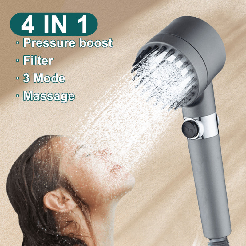AquaFlow 3-Mode High Pressure Showerhead